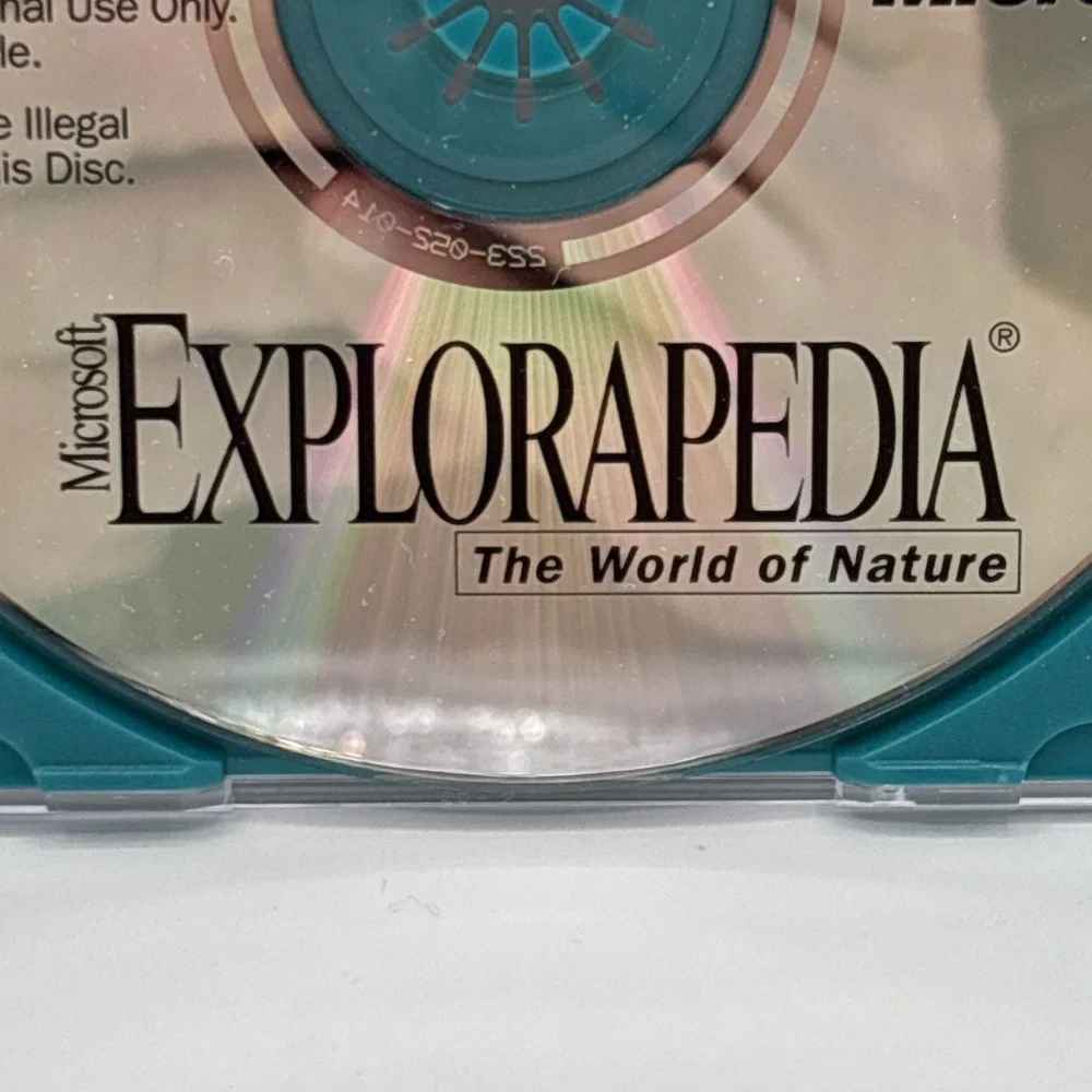 MICROSOFT EXPLORAPEDIA WORLD OF NATURE WINDOWS COMPATIBLE 1994
